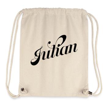 Julian - Stanley/Stella recycelter Gym Bag - Naturweiß - Vorne