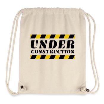 Under Construction - Stanley/Stella Recycled Gym Bag - natural - Front