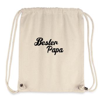 Bester Papa - Stanley/Stella recycelter Gym Bag - Naturweiß - Vorne