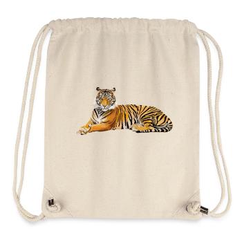 Tiger - Stanley/Stella Recycled Gym Bag - natural - Front