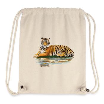 tiger - Stanley/Stella Recycled Gym Bag - natural - Front