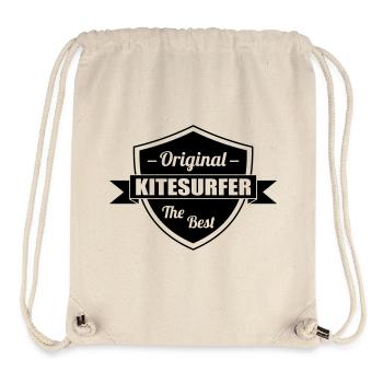 Kiteboarding Kitesurfing Kitesurf Kitesurfer Kiter - Stanley/Stella Recycled Gym Bag - natural - Front