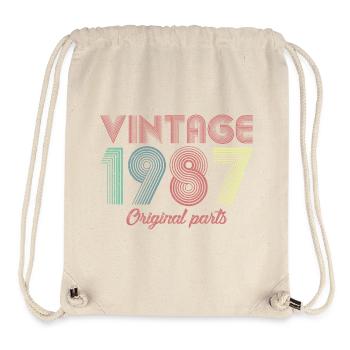 Vintage 1987 Original Parts - Stanley/Stella Recycled Gym Bag - natural - Front