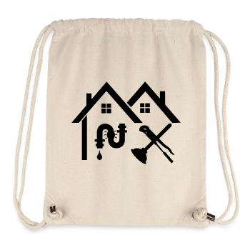 Plumber company home leakage hiding - Stanley/Stella Recycled Gym Bag - natural - Front