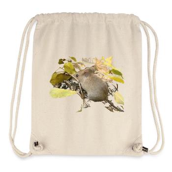 mouse in foliage - Stanley/Stella Recycled Gym Bag - natural - Front