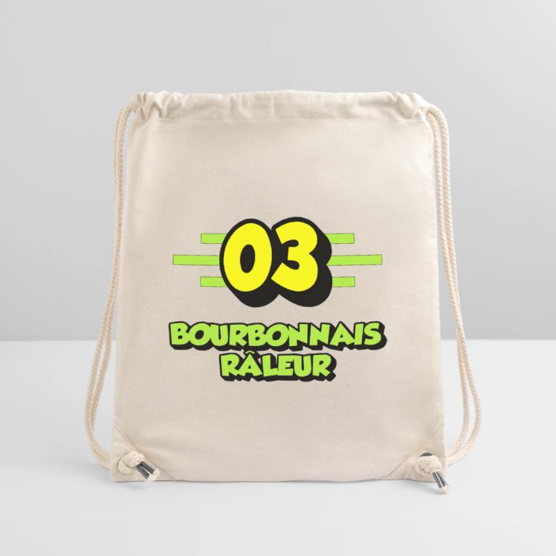 Bourbonnais râleur Sac à cordon recyclé Stanley/Stella