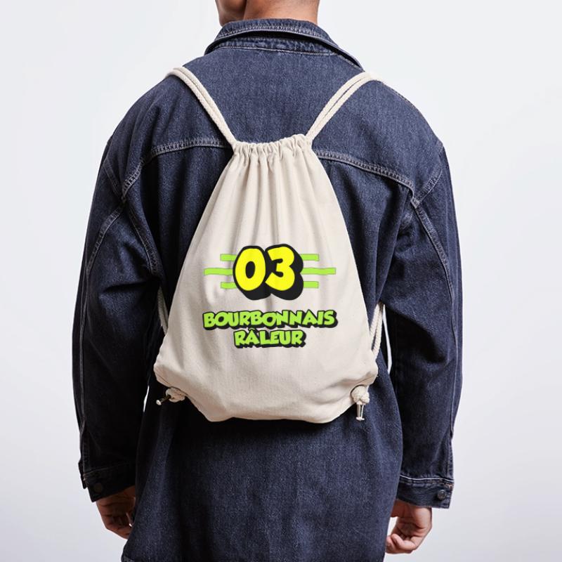 Bourbonnais râleur Sac à cordon recyclé Stanley/Stella