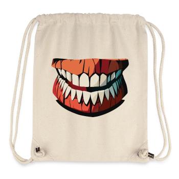 Darkjaws gespenstisches Lächeln - Stanley/Stella recycelter Gym Bag - Naturweiß - Vorne