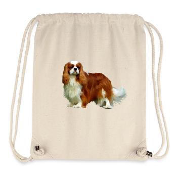 Cavalier King Charles Spaniel - Stanley/Stella recycelter Gym Bag - Naturweiß - Vorne