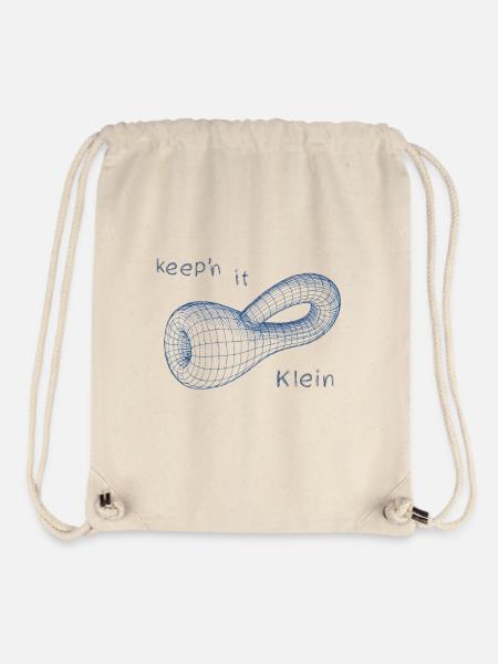 Klein Bottle Mathematische Mannigfaltigkeit - Stanley/Stella recycelter Gym Bag - Naturweiß