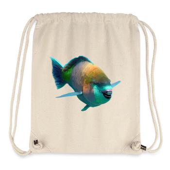 Farbenfroh Fisch Pop-Art - Stanley/Stella recycelter Gym Bag - Naturweiß - Vorne