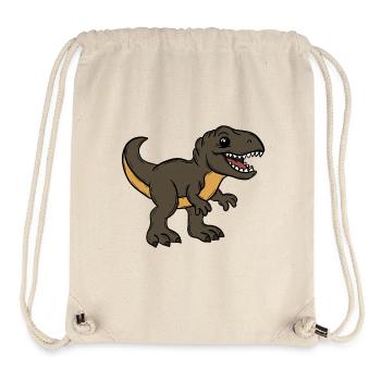 Dinosaurier  - Stanley/Stella recycelter Gym Bag - Naturweiß - Vorne