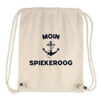 Moin Spiekeroog – Maritimes Anker-Design - Stanley/Stella recycelter Gym Bag - Naturweiß - Vorne