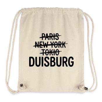 Duisburg, Ruhrpott, Région de la Ruhr Sac de la ville, Mug - Sac à cordon recyclé Stanley/Stella - blanc naturel - Devant