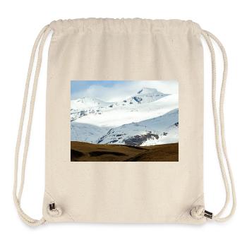 Paysage hivernal en Islande - Sac à cordon recyclé Stanley/Stella - blanc naturel - Devant