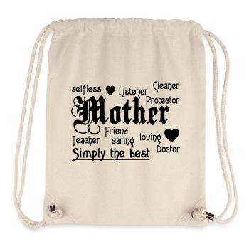 Mother - simply the Best - Stanley/Stella Recycled Gym Bag - natural - Front