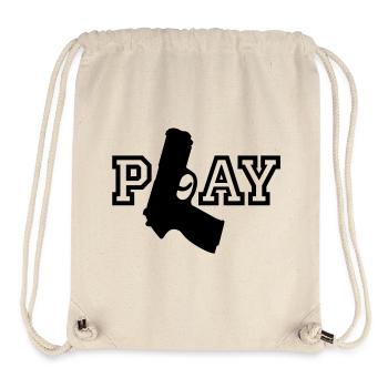 Play - Stanley/Stella recycelter Gym Bag - Naturweiß - Vorne