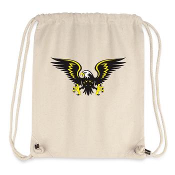adler eagle bussard falke habicht hawk falcon53 - Sac à cordon recyclé Stanley/Stella - blanc naturel - Devant