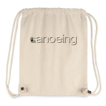 canoeing emboss - Sac à cordon recyclé Stanley/Stella - blanc naturel - Devant
