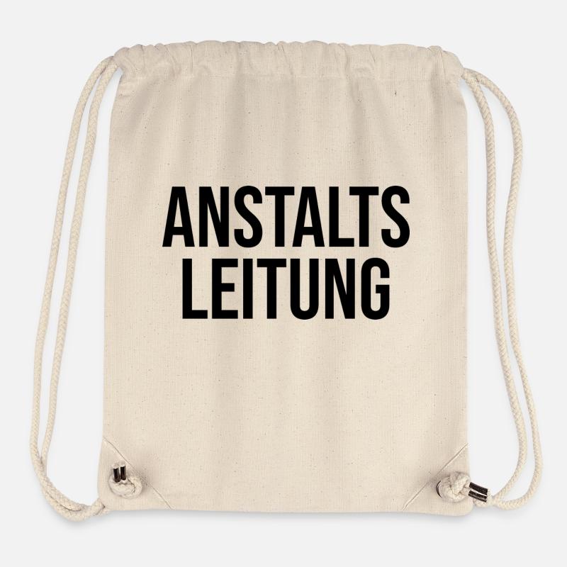 Anstaltsleitung - Stanley/Stella recycelter Gym Bag - Naturweiß