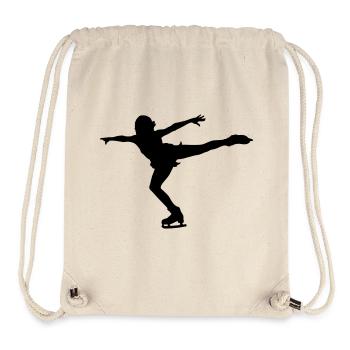 Eiskunstlauf - Stanley/Stella recycelter Gym Bag - Naturweiß - Vorne