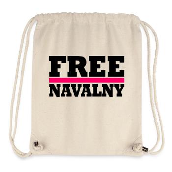 free Navalny - Stanley/Stella Recycled Gym Bag - natural - Front