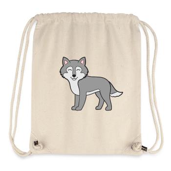 Wolf Wolves - Stanley/Stella Recycled Gym Bag - natural - Front