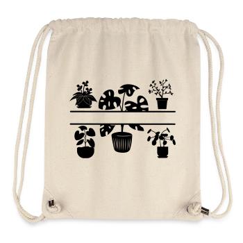 Zimmerpflanzen - Stanley/Stella recycelter Gym Bag - Naturweiß - Vorne