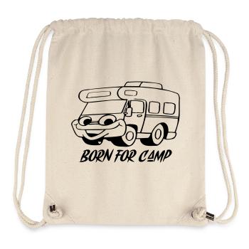 Born for Camp - Stanley/Stella Recycled Gym Bag - natural - Front