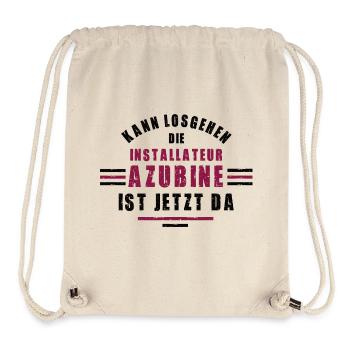 Trainee plumber training plumber - Stanley/Stella Recycled Gym Bag - natural - Front