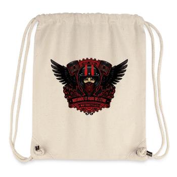 Biker - Stanley/Stella recycelter Gym Bag - Naturweiß - Vorne