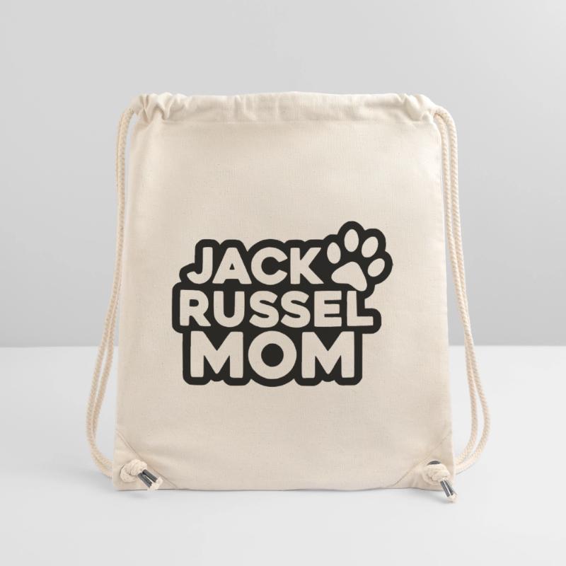 Jack Russel Mom - Couleur de design variable Sac à cordon recyclé Stanley/Stella