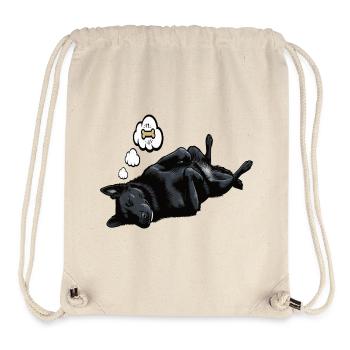  Schwarzer Schäferhund Schäferhundbesitzer  - Stanley/Stella recycelter Gym Bag - Naturweiß - Vorne