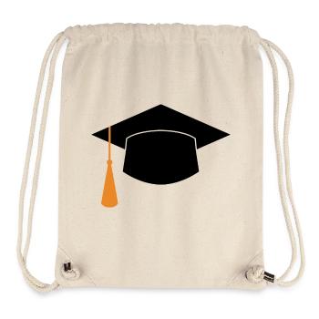 Graduation Cap - Stanley/Stella Recycled Gym Bag - natural - Front