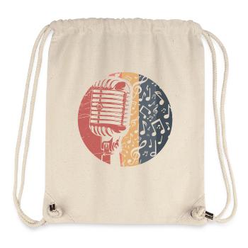 Microphone - Stanley/Stella Recycled Gym Bag - natural - Front