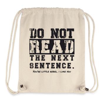 do not read the next sentence - Sac à cordon recyclé Stanley/Stella - blanc naturel - Devant