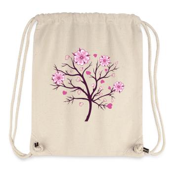 Cherry Blossom Blossoms Sakura Spring - Stanley/Stella Recycled Gym Bag - natural - Front