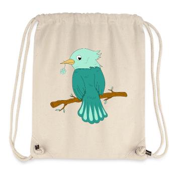 Porte-bonheur - Sac à cordon recyclé Stanley/Stella - blanc naturel - Devant