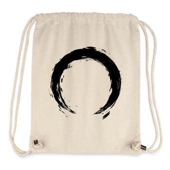 Enso Zen Kreis - Stanley/Stella recycelter Gym Bag - Naturweiß - Vorne