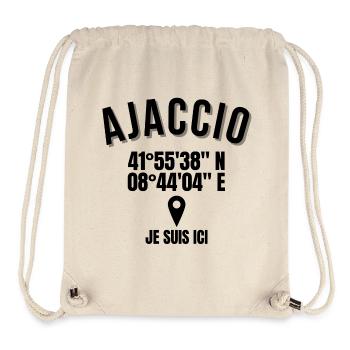Corsica, Corsican humor, Ajaccio - Stanley/Stella Recycled Gym Bag - natural - Front