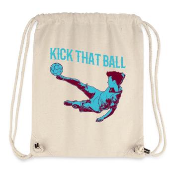 Fußballjunge - Stanley/Stella recycelter Gym Bag - Naturweiß - Vorne