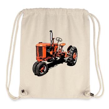 Tracteur Case VAC - Sac à cordon recyclé Stanley/Stella - blanc naturel - Devant