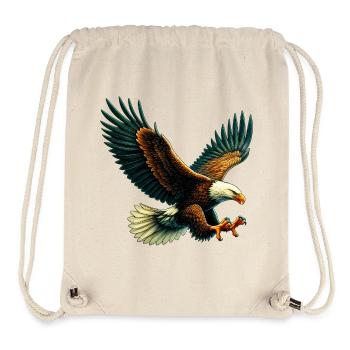 Adler - Stanley/Stella recycelter Gym Bag - Naturweiß - Vorne