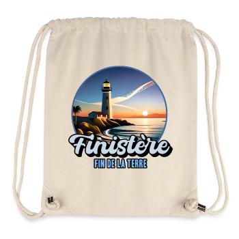 Finistère Bretagne Bretonische Leuchttürme Stolz - Stanley/Stella recycelter Gym Bag - Naturweiß - Vorne