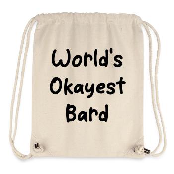 World's Okayest Bard - Stanley/Stella Recycled Gym Bag - natural - Front