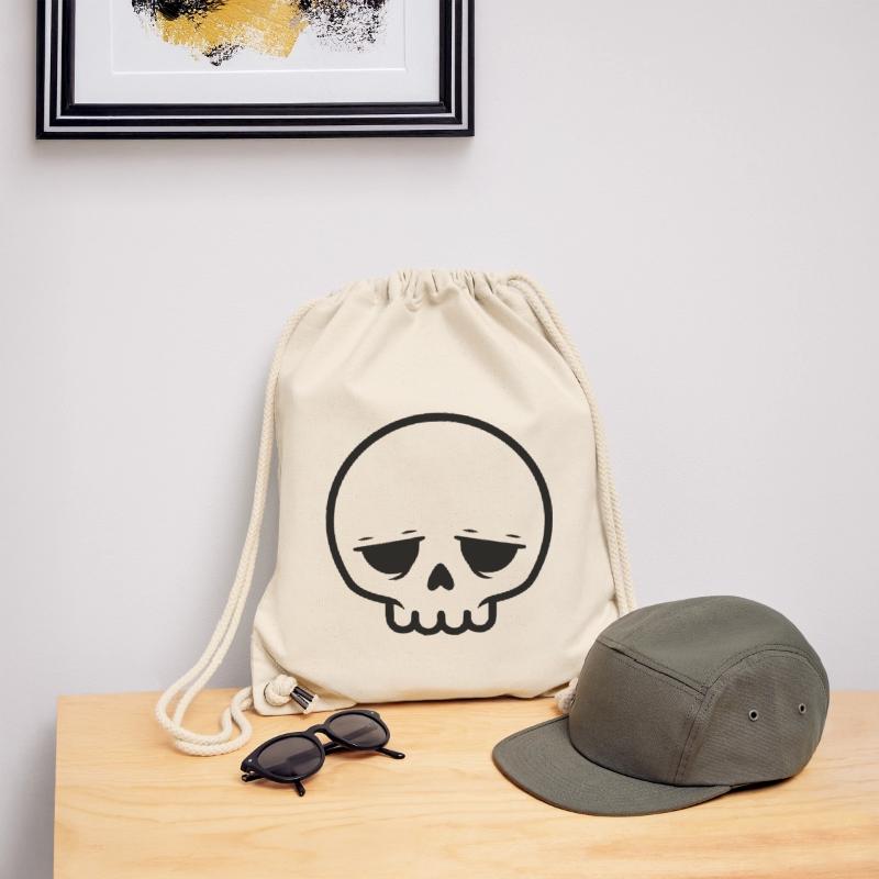 Trauriger Totenkopf | Emo & Goth Design Stanley/Stella recycelter Gym Bag