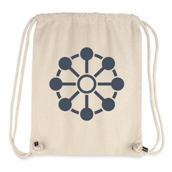 Central network star - Stanley/Stella Recycled Gym Bag - natural - Front