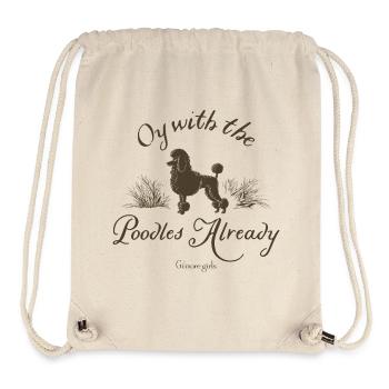 Gilmore Girls Avec Caniche Et Citation - Sac à cordon recyclé Stanley/Stella - blanc naturel - Devant