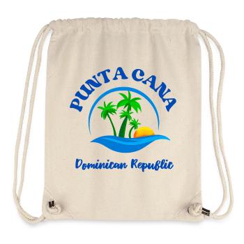 Plage de Punta Cana - Sac à cordon recyclé Stanley/Stella - blanc naturel - Devant