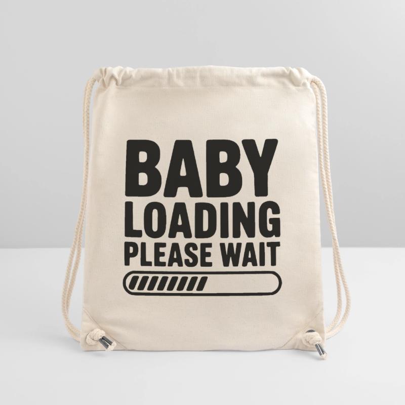 Baby Loading Please Wait Stanley/Stella Recycled Gym Bag
